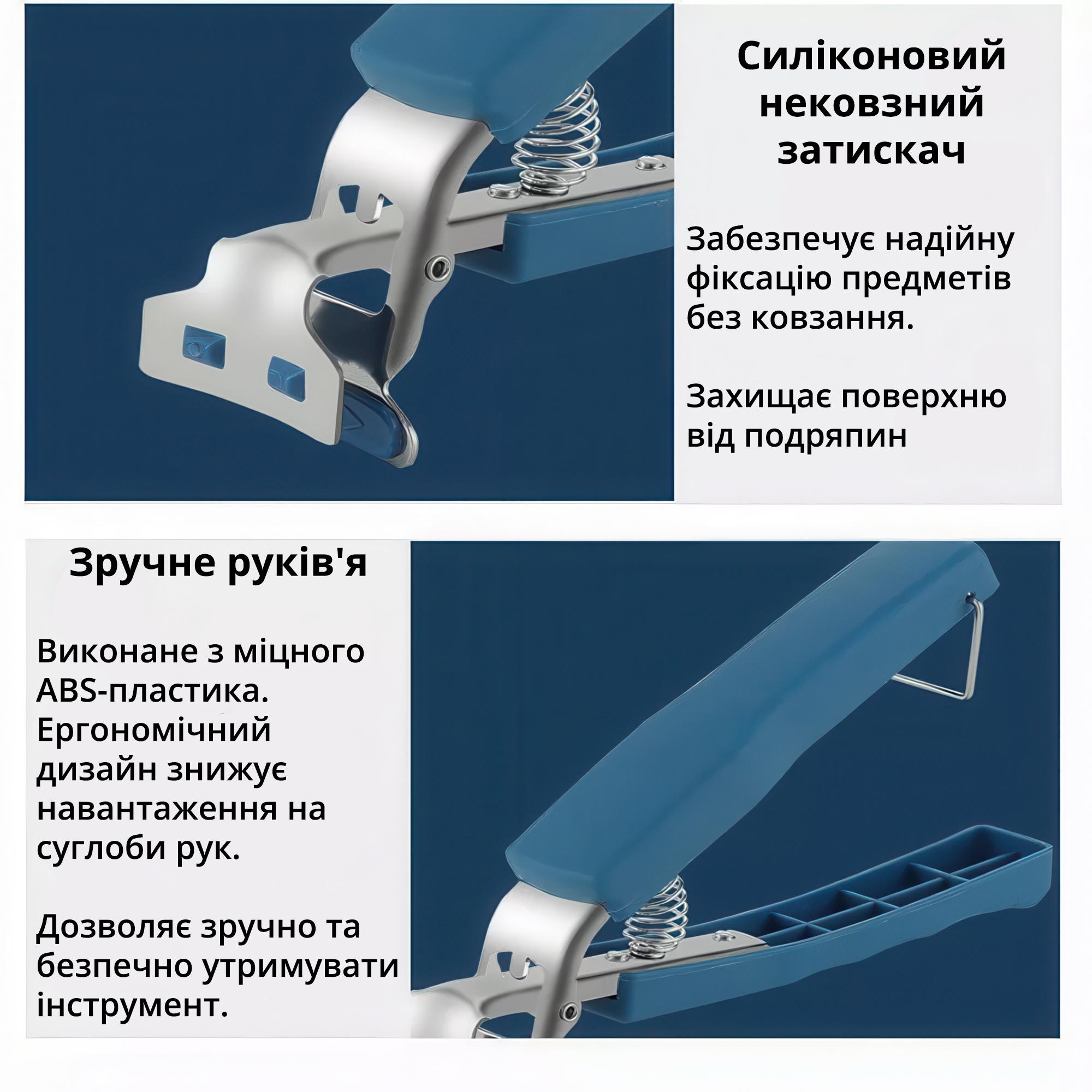 Ручка захват для горячей посуды эргономичная Синий - фото 4 Ручка захват для горячей посуды эргономичная Синий - фото 4