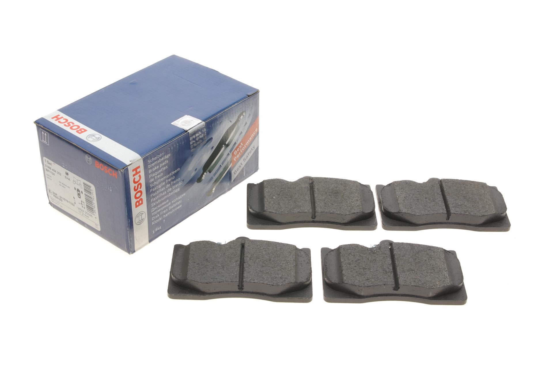 Колодки тормозные передние Lexus GS/ IS С/III 05-/ RC 14- (0 986 494 252 BOSCH)