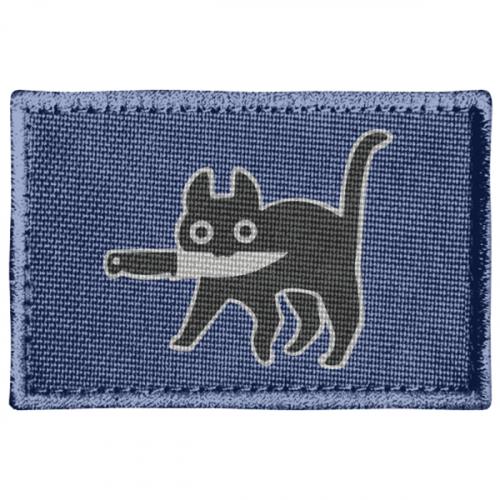 Шеврон прямоугольный Cat with a knife (18181485-5-123328)