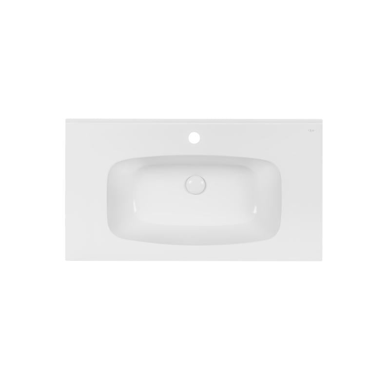Раковина Q-tap Albatross 5H с донным клапаном 900х500х210 мм White (QT01115090HW)