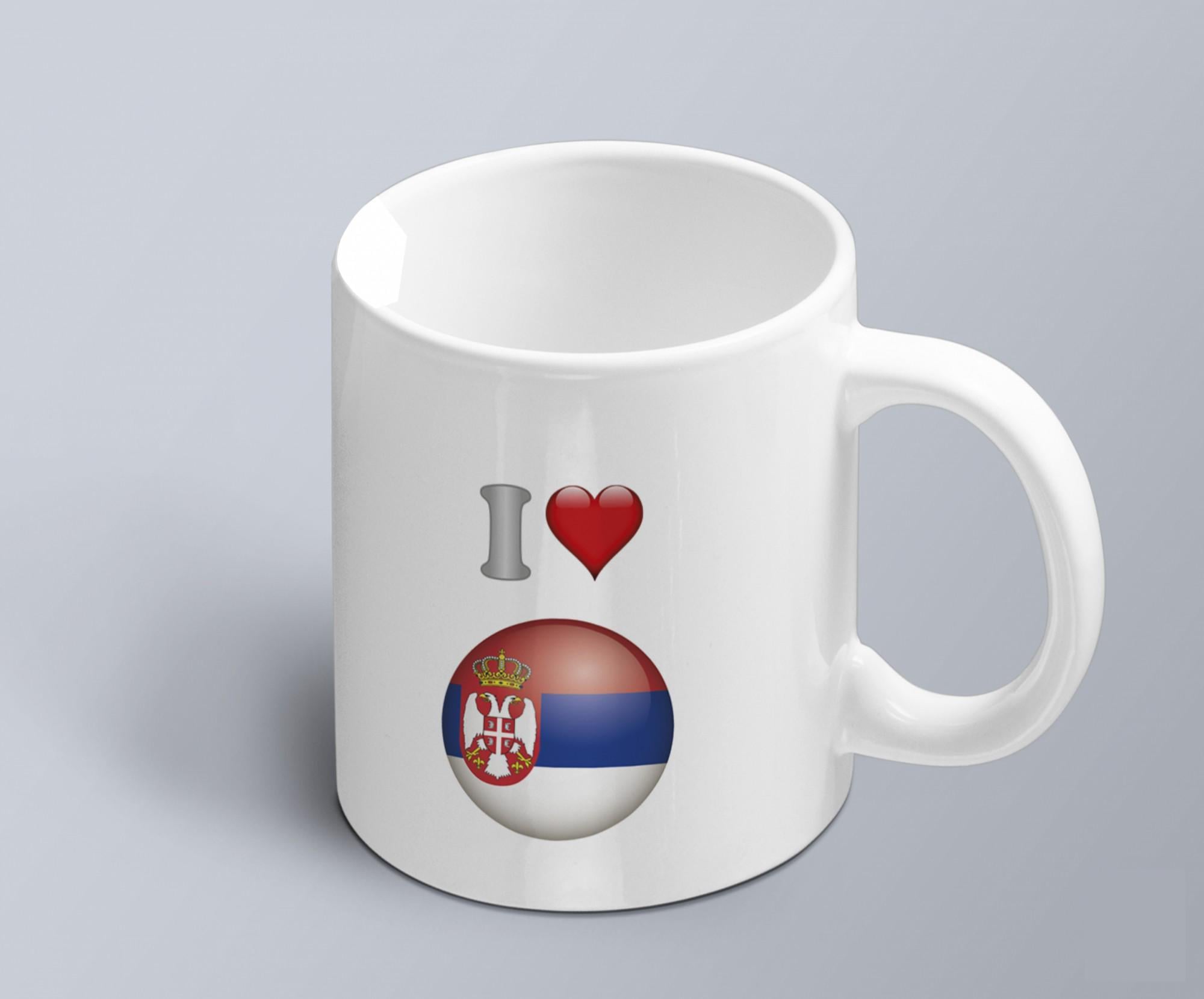 Чашка с принтом я люблю Сербию с изображением флага (02010109028) Чашка с принтом я люблю Сербию с изображением флага (02010109028)