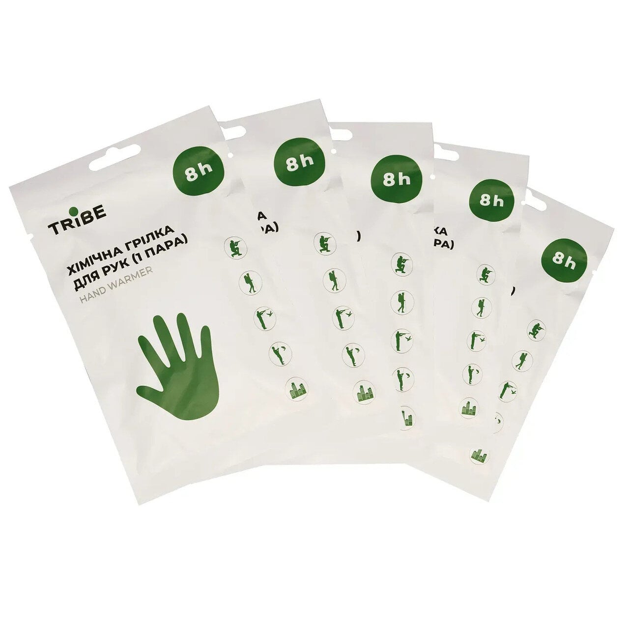 Грілка для рук хімічна Tribe Hand Warmer T-LD-0011-OS 5 пар (iz17294)