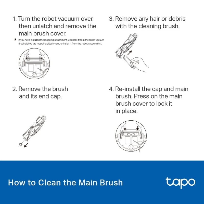 Комплект запчастей для роботов-пылесосов TP-Link Tapo RVA105 (tf1059) - фото 8