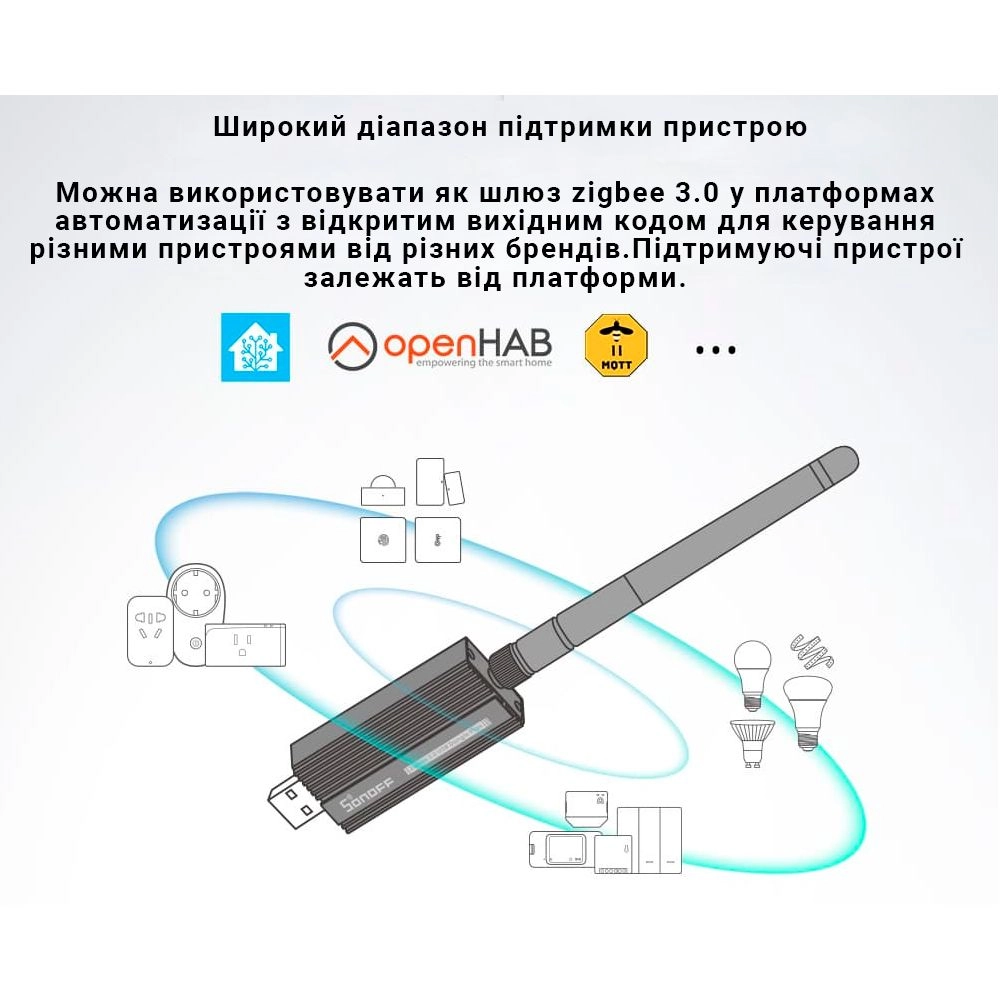 Координатор USB ZigBee Sonoff Zdongle Е (WH00320) - фото 3 Координатор USB ZigBee Sonoff Zdongle Е (WH00320) - фото 3