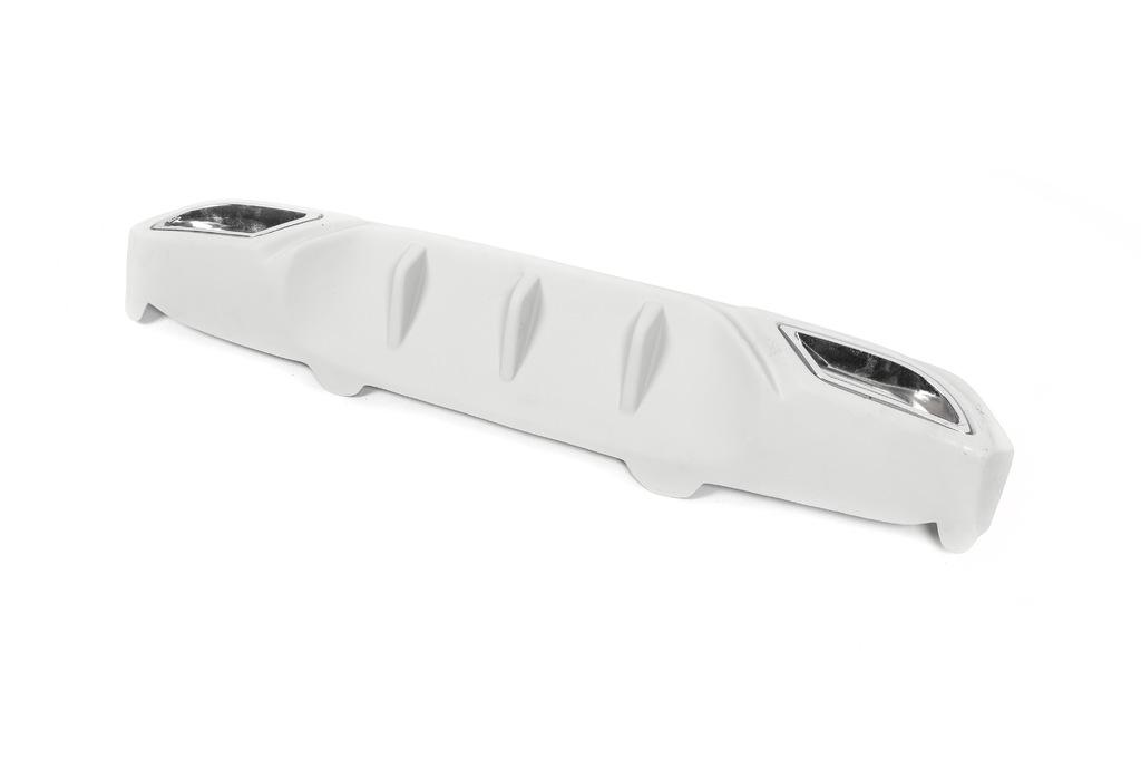 Диффузор на задний бампер Meliset для Honda Civic Sedan X 2016-2021 гг. стеклопластик Под покраску