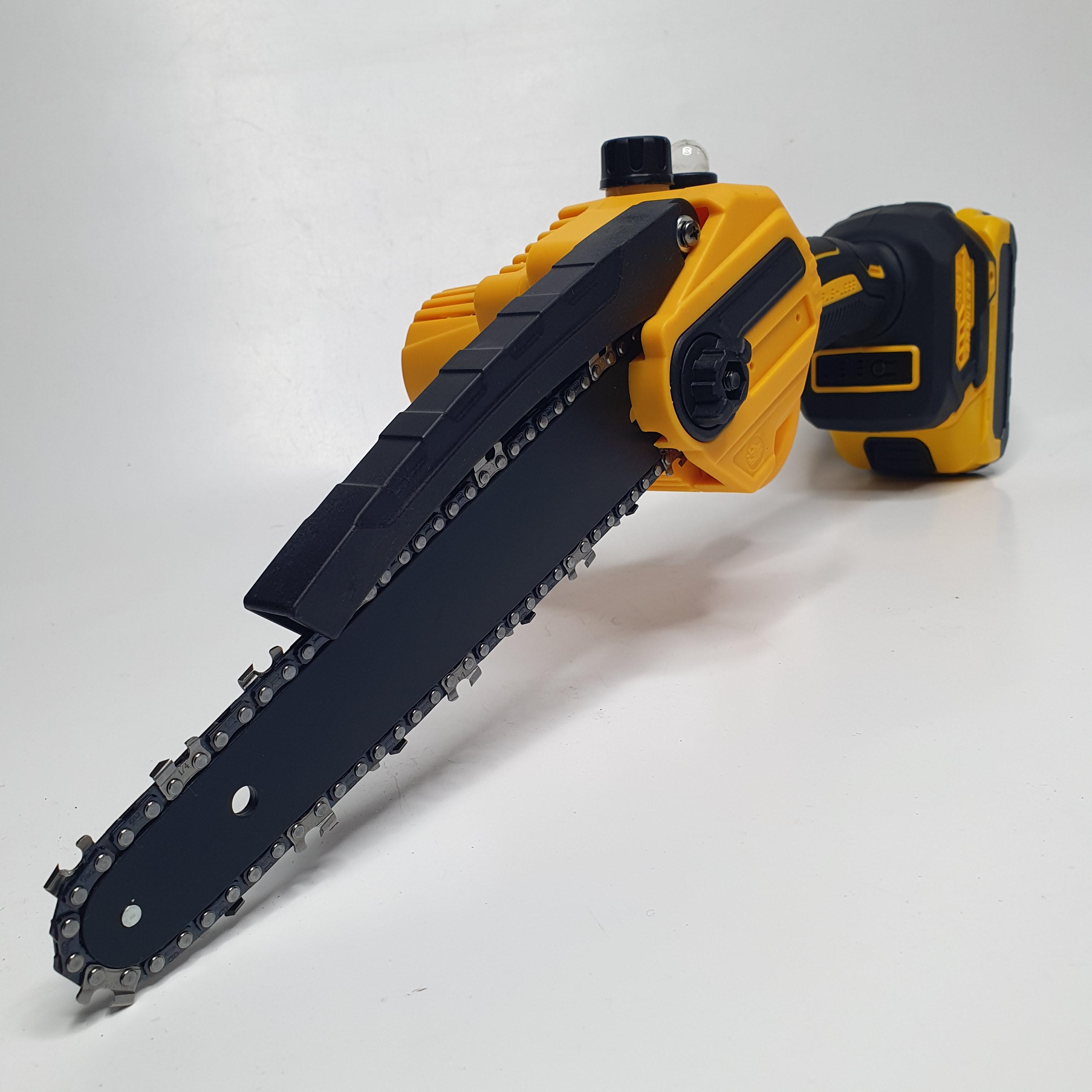 Пила аккумуляторная мини с автоматической смазкой цепи 2 аккумулятора 24V 20 см (4AH -DPR-20) - фото 2 Пила аккумуляторная мини с автоматической смазкой цепи 2 аккумулятора 24V 20 см (4AH -DPR-20) - фото 2