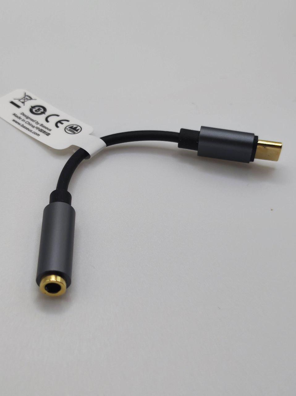 Перехідник AUX Baseus L54 Type-C to 3,5 мм