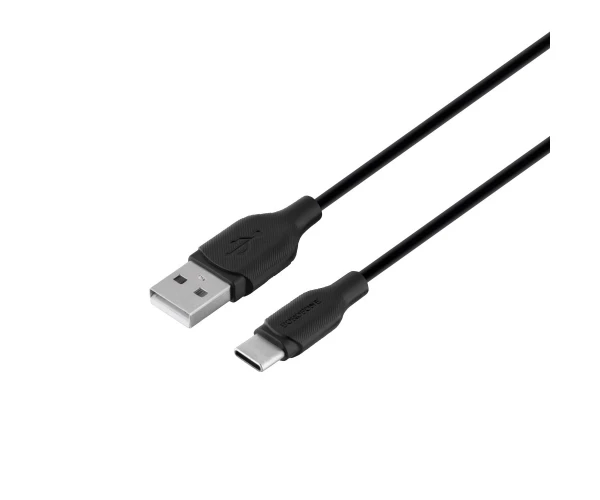 Кабель дата USB Borofone BX42 Silicone Type-C 3A 1 м Black
