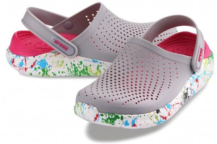 Сабо жіночі Crocs LiteRide Clog Pearl р. 39-40 Сірий (2505)