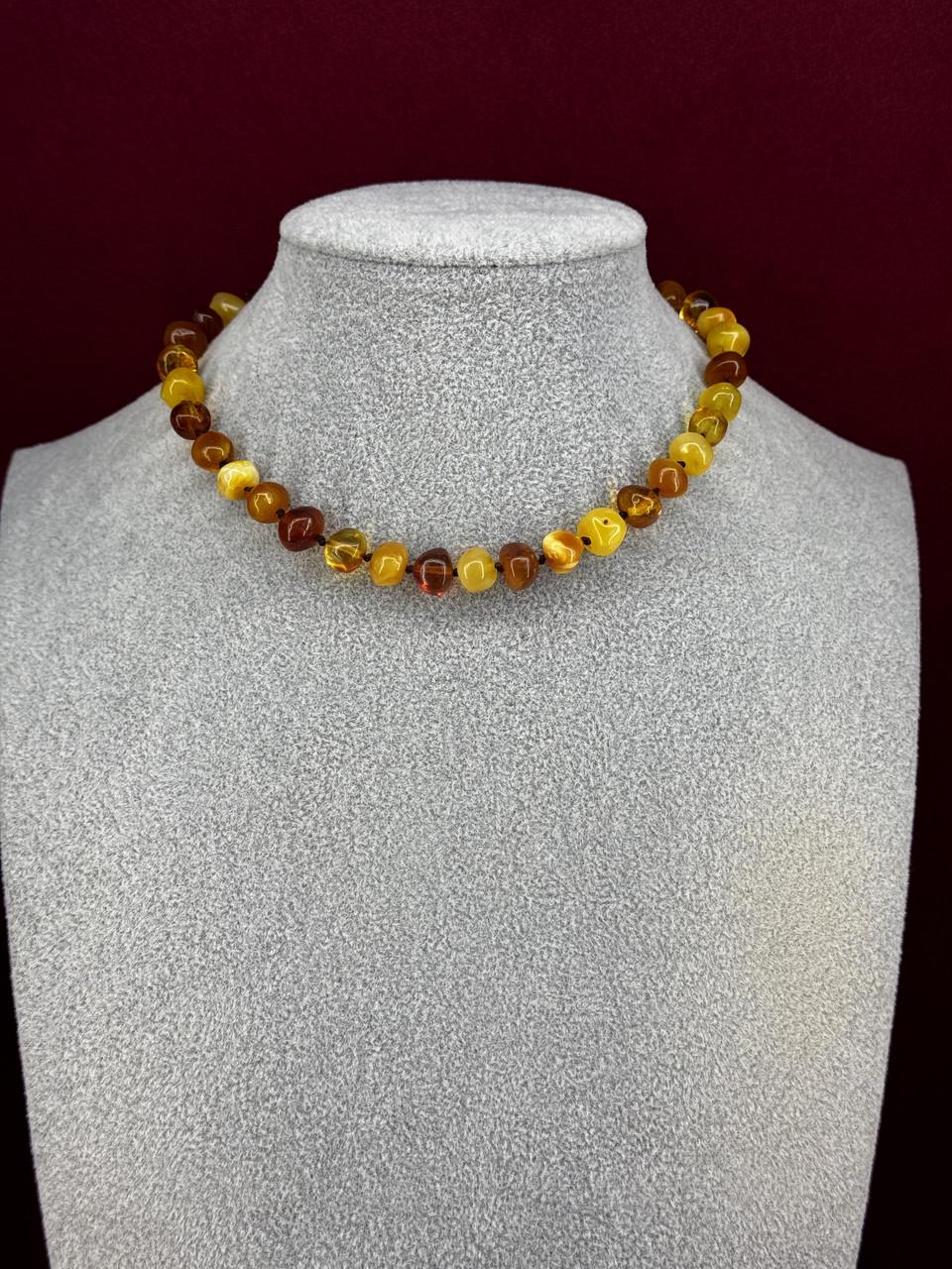 Бусы из янтаря детские 33 см (у-23)