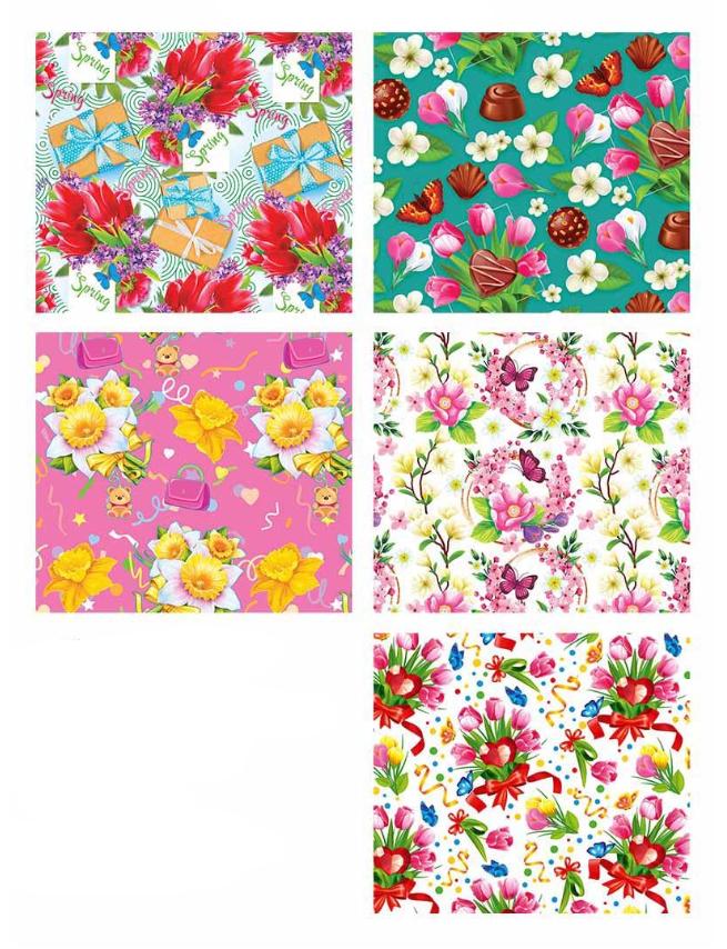 Комплект подарункового паперу Експрес удачі 25 арк. 100х70 см (30)