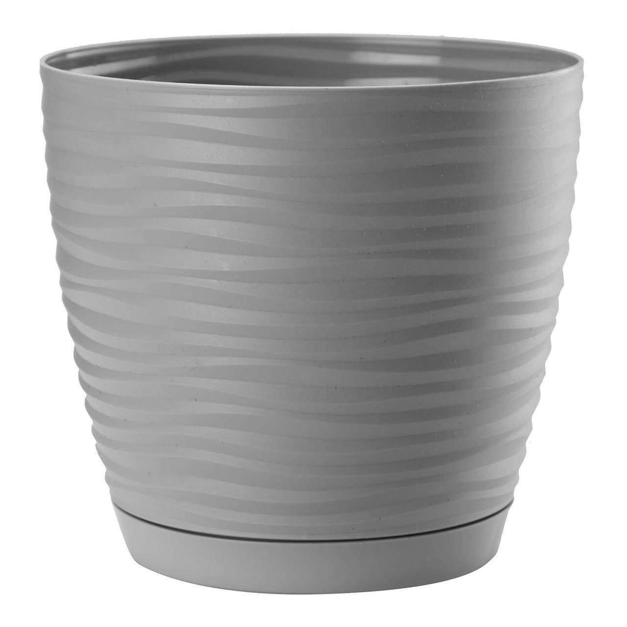 Горшок для цветов Form-Plastic Sahara mini-23 6 л Серый (3041-055)