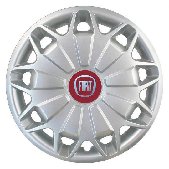 Автомобильные колпаки SKS 338 R15 с логотипом Fiat 4 шт. Серебристый Автомобильные колпаки SKS 338 R15 с логотипом Fiat 4 шт. Серебристый