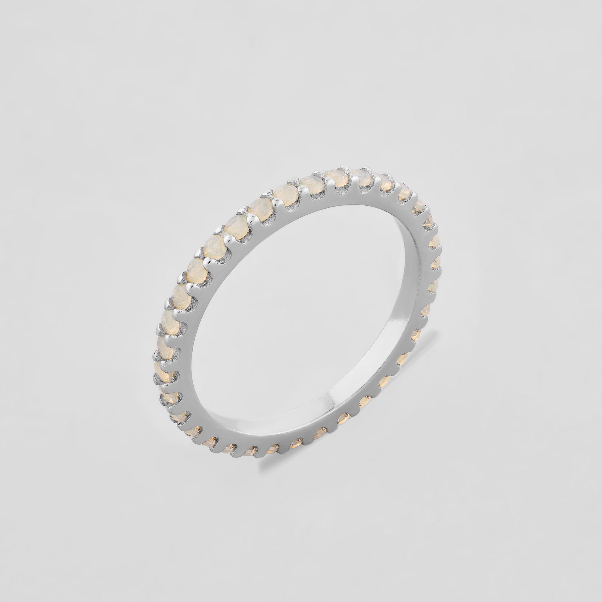 Серебряное кольцо Minimal Художественный образ р. 17 (1102-orange-17)