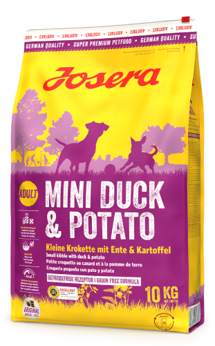 Корм сухой для собак мелких пород Josera Mini Duck&Potato 10 кг (23537806)