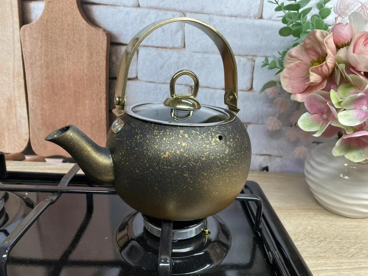 Чайник OMS Collection 8212-S 1 л Gold (85230) - фото 2 Чайник OMS Collection 8212-S 1 л Gold (85230) - фото 2