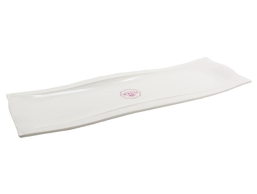 Блюдо порцелянове TUDOR ГЛАДКА прямокутне 39x13 см (TU1895-1)