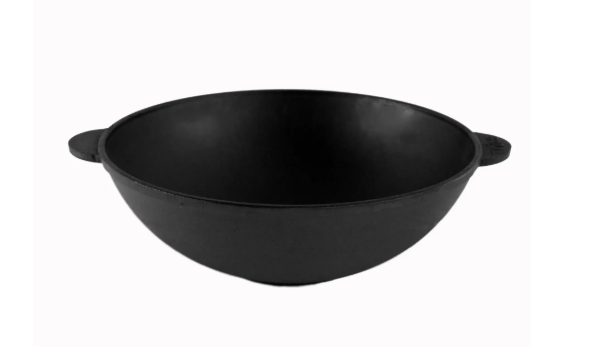 Сковорода чугунная Brizoll WOK со стеклянной крышкой 4,7 л (W30-6) - фото 3 Сковорода чугунная Brizoll WOK со стеклянной крышкой 4,7 л (W30-6) - фото 3