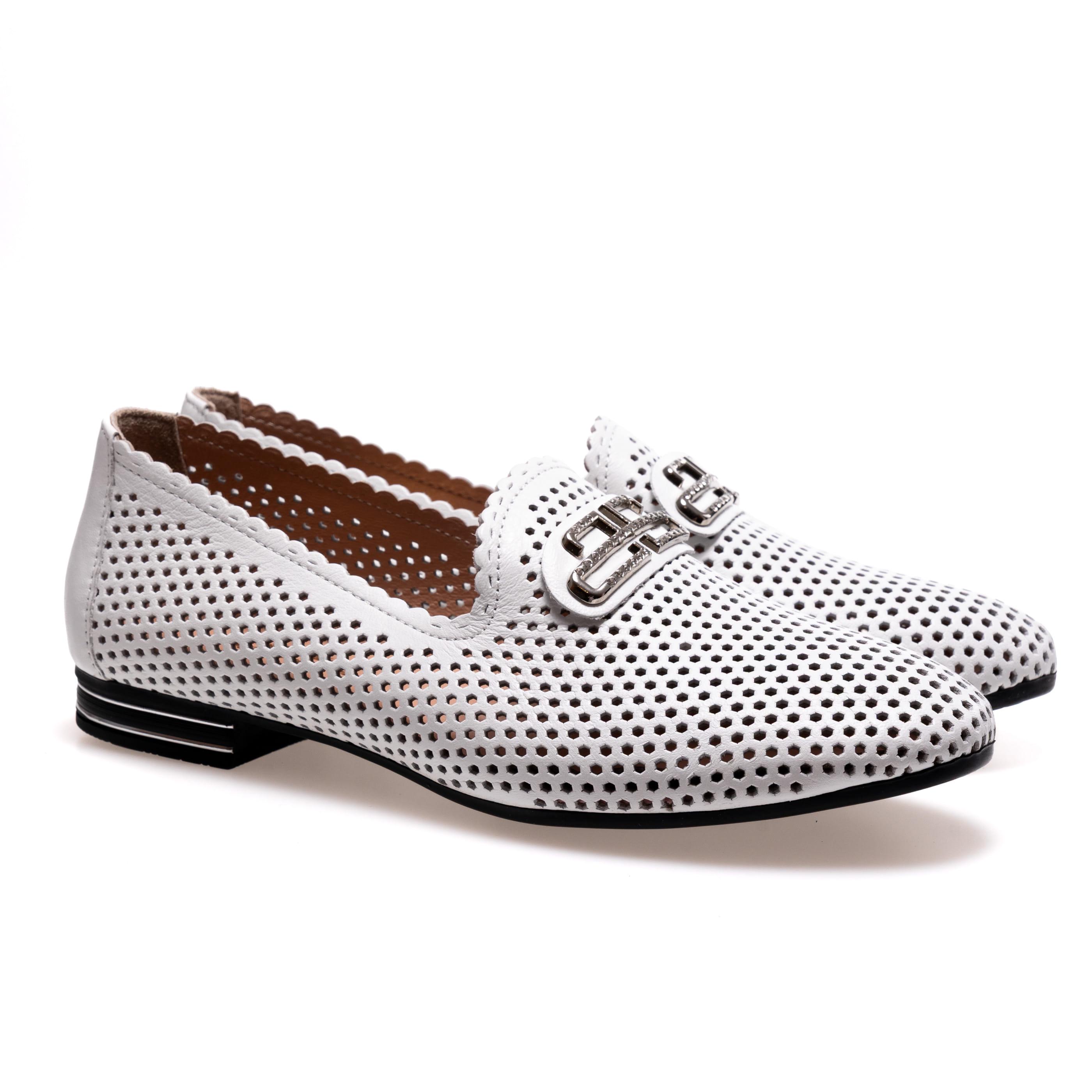 Лофери Magnolya 01648 р. 34 Білий (104363999) - фото 2