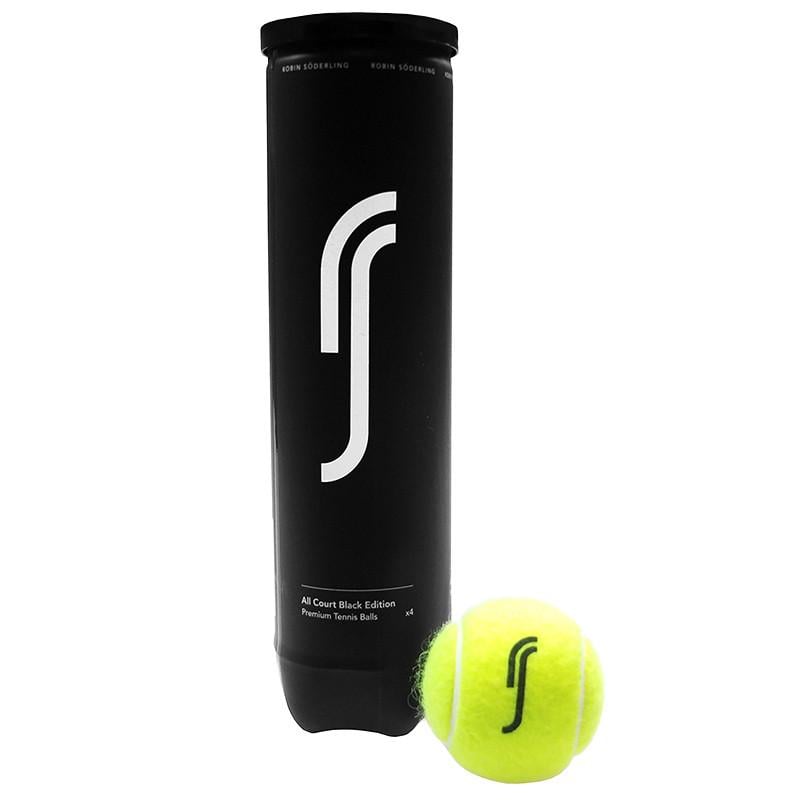 М'ячі для теннісу Robin Soderling All Cour Black Edition 4 шт. (93001-4)