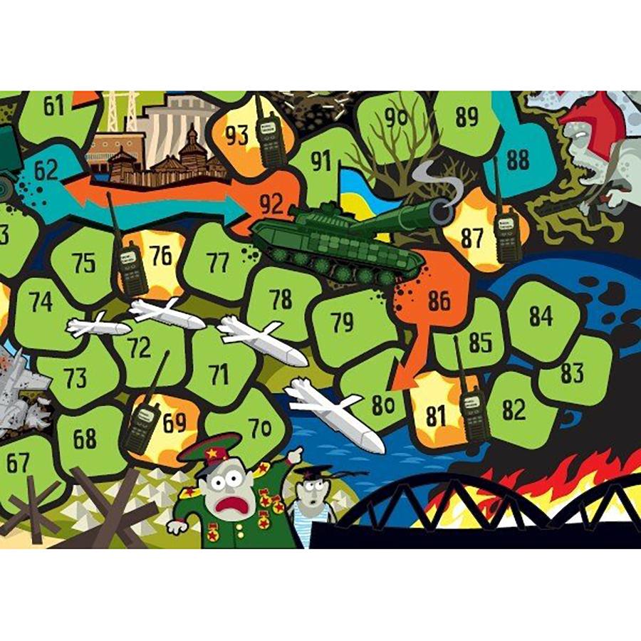 Настільна гра Зірка Загін нестримних Військові шляхи Різнокольоровий (SR-113-N-521) - фото 4