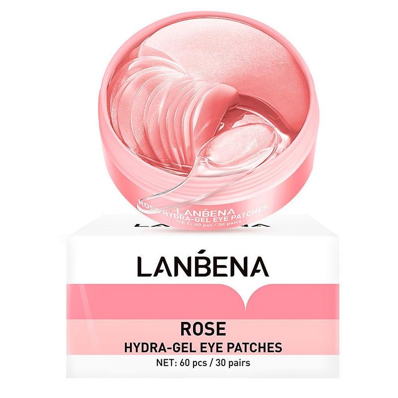 Патчи гидрогелевые в банке Lanbena 60 шт. Rose