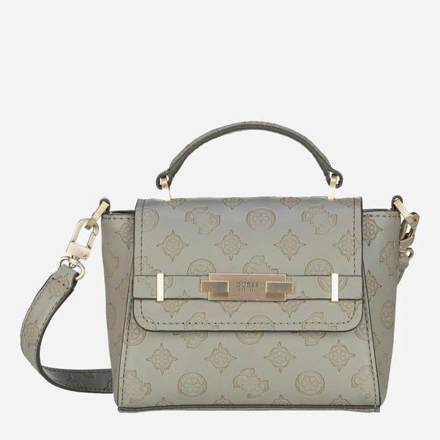 Сумка крос-боді жіноча Guess Bea Mini Top Handle Flap HWVS8132780-TAU Сірий (8000702444252)