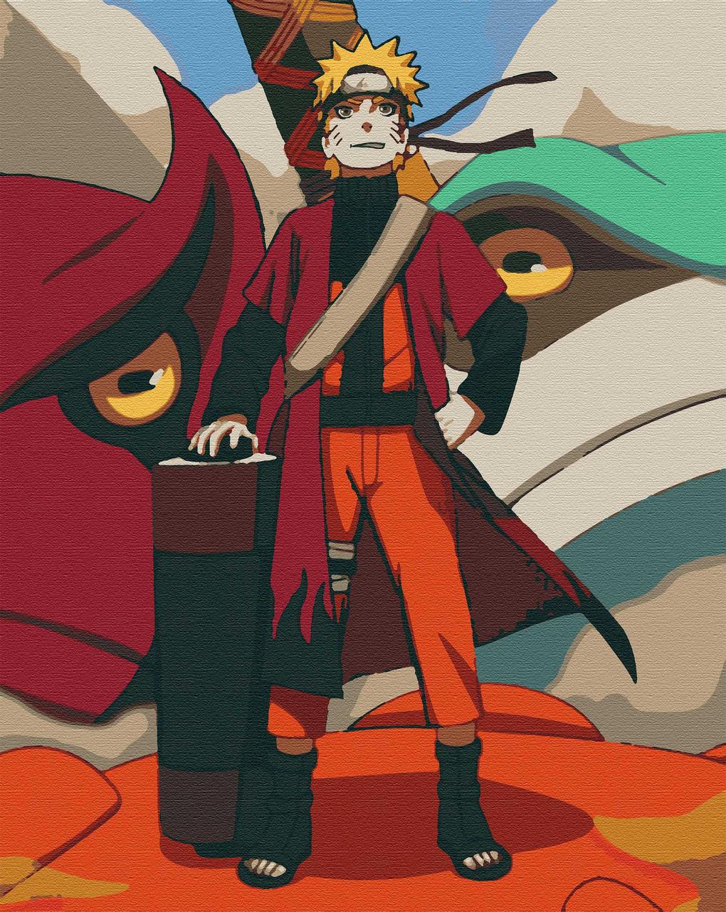 Картина по номерам Наруто с лягушками 40x50 см (RB-0523) - фото 4