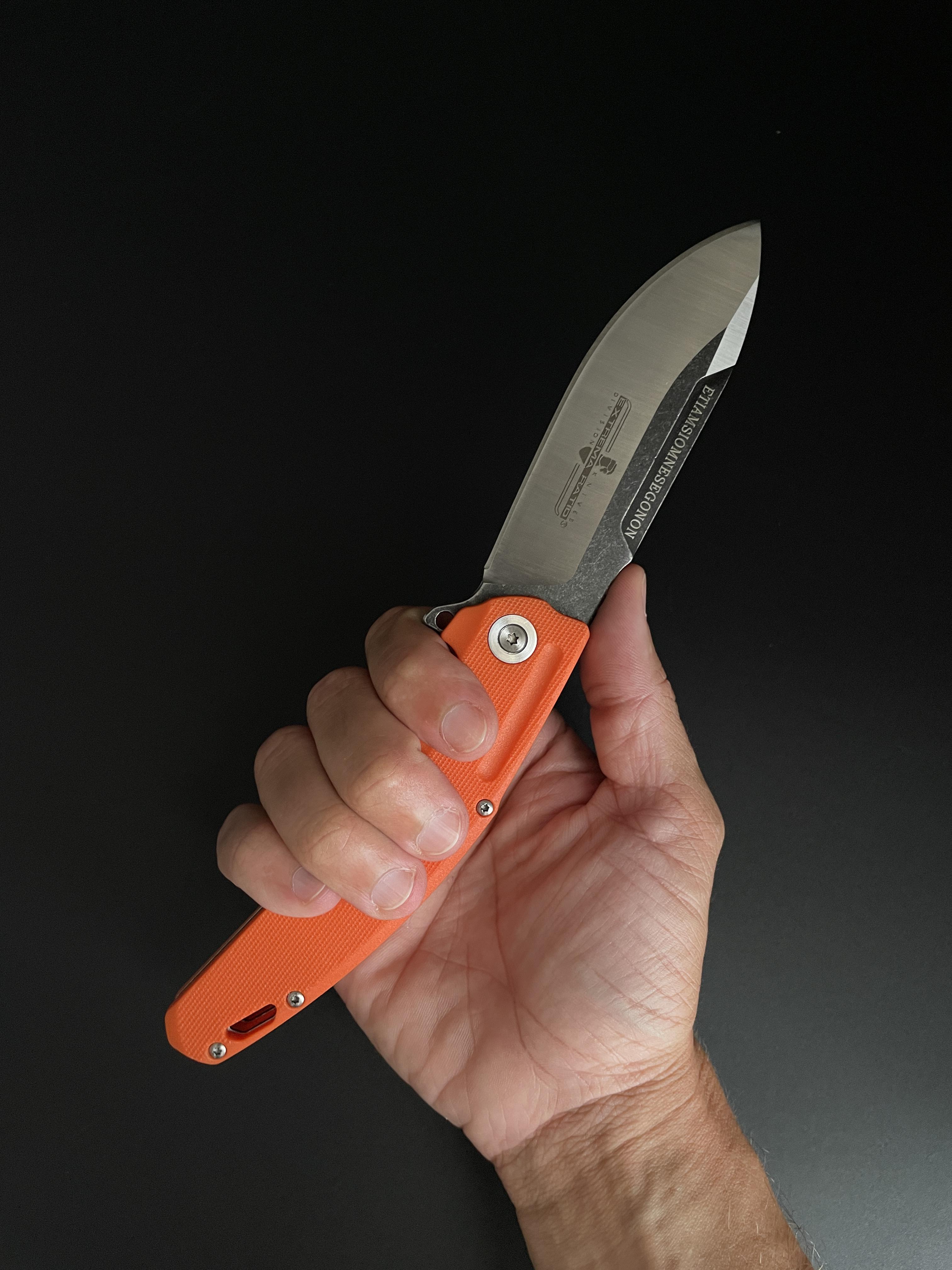 Нож складной туристический 2-2357С сталь D2 (KN1049) - фото 10