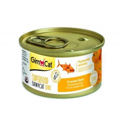 Корм вологий для котів GimCat Superfood тунець та гарбуз 70 г
