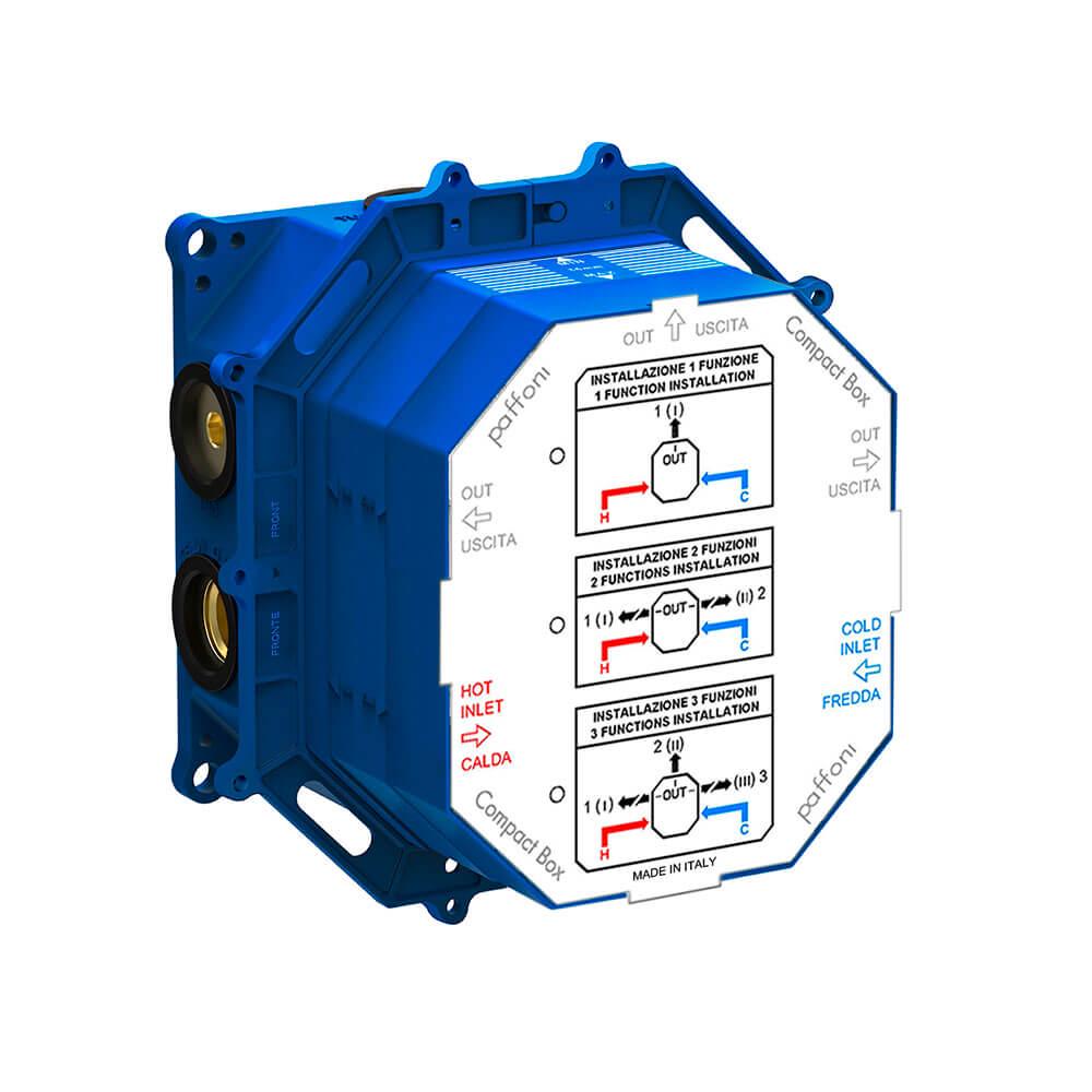 Комплект скрытого монтажа Paffoni Compact Box для компактных и термостатических смесителей (LM-CPBOX001)