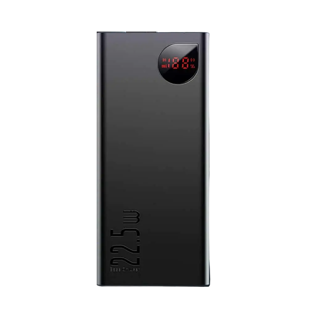 Повербанк Baseus Adaman Metal с цифровым дисплеем 20000 mAh 22,5 W Black (PPADM205)