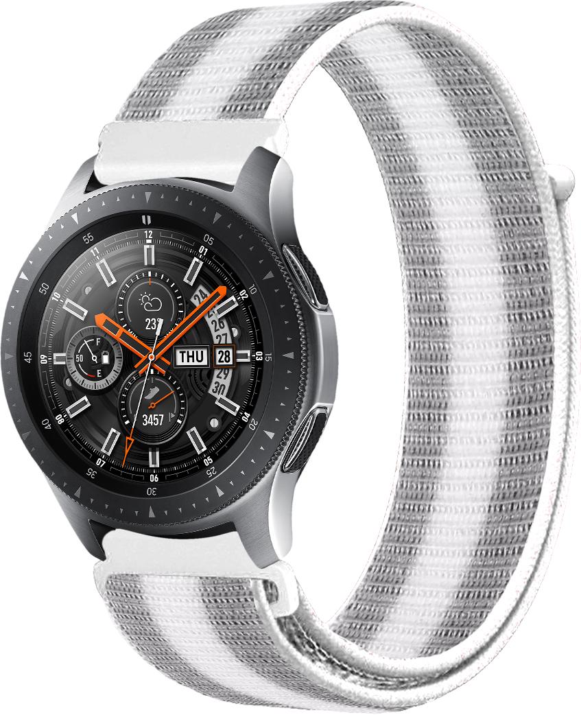 Ремешок нейлоновый Sport Loop для Galaxy Watch 42 мм Silver/White (25514-58)