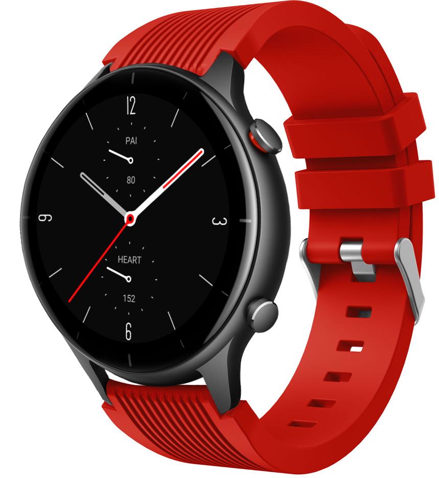 Ремешок Line для Amazfit GTR 2e Red (20772) - фото 1 Ремешок Line для Amazfit GTR 2e Red (20772) - фото 1