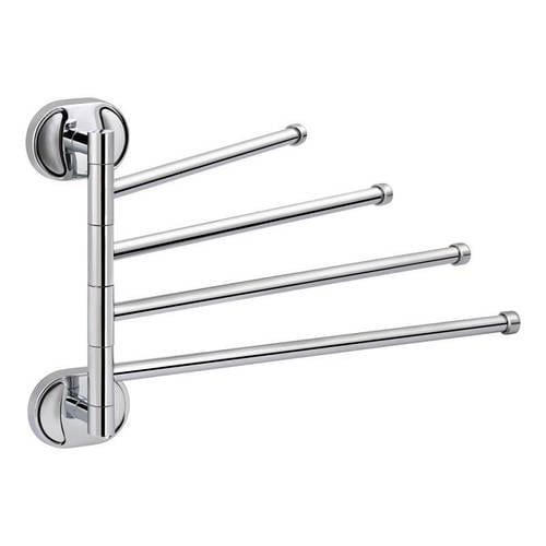 Тримач для рушників Frap F1914 поворотний четвертний Хром (126660)