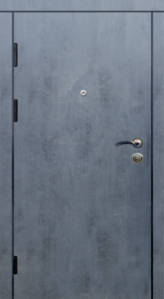 Дверь входная City Doors без фрезы 0,96х2,04 м Бетон
