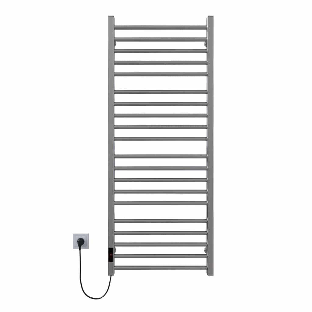 Полотенцесушитель электрический Deffi Lima П20 JD04 левое подключение нержавеющая сталь 500х1300 мм Хром (A.LI.130.50.20.E.C.L.2)