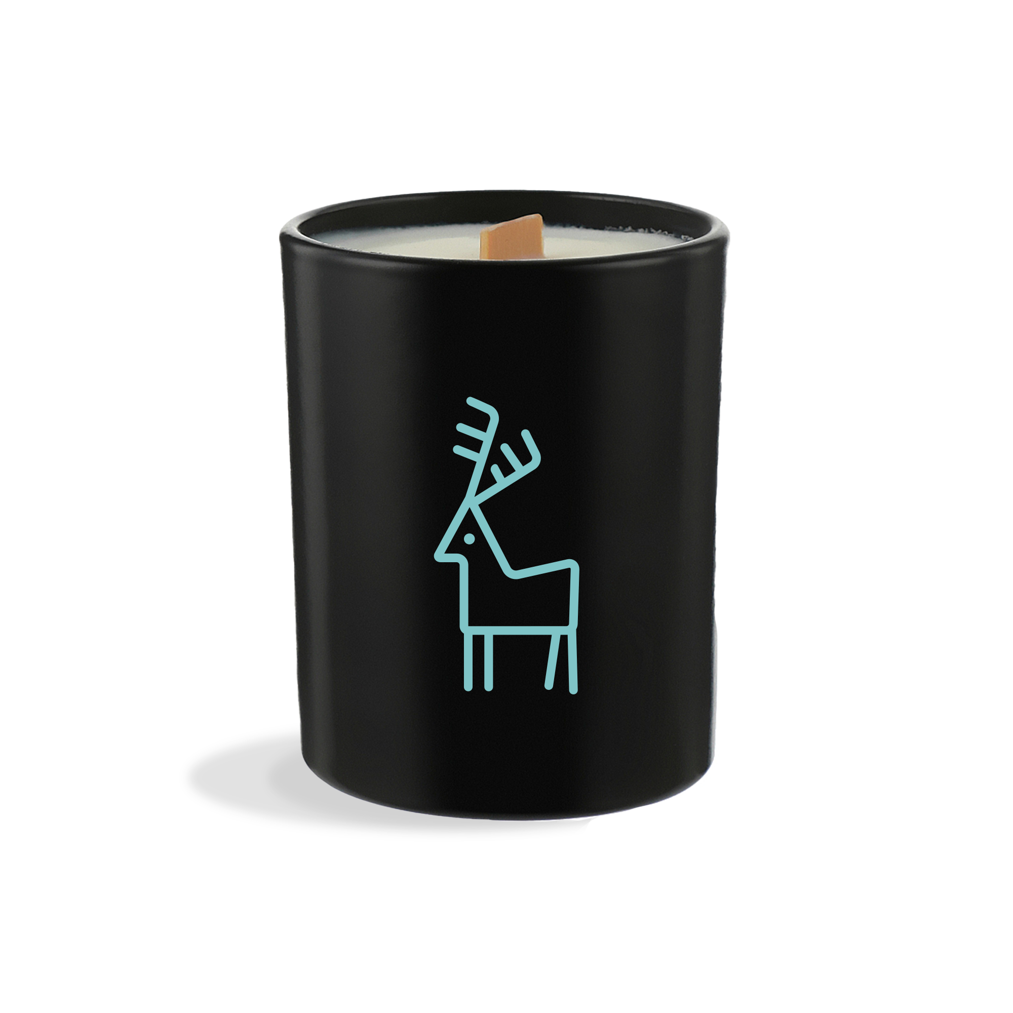 Свеча ароматическая соевая Мавка Лесная песня "Тотем" с деревянным гнетом (AA-0139034)