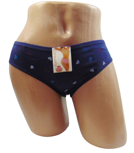 Трусы Careuokin 8678 с сердечками XL Синий