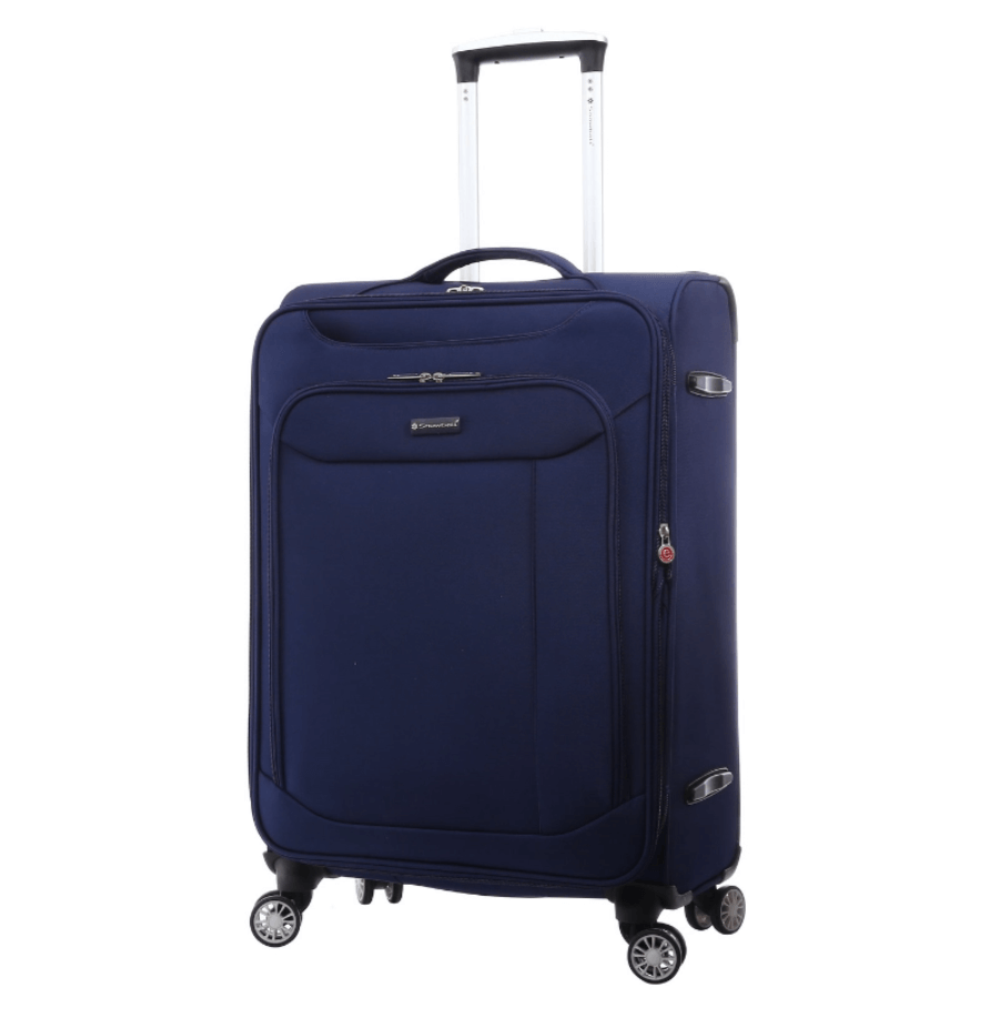 Чемодан маленький тканевый Snowball 87303 S 55х38,5х21 см 35 л Синий