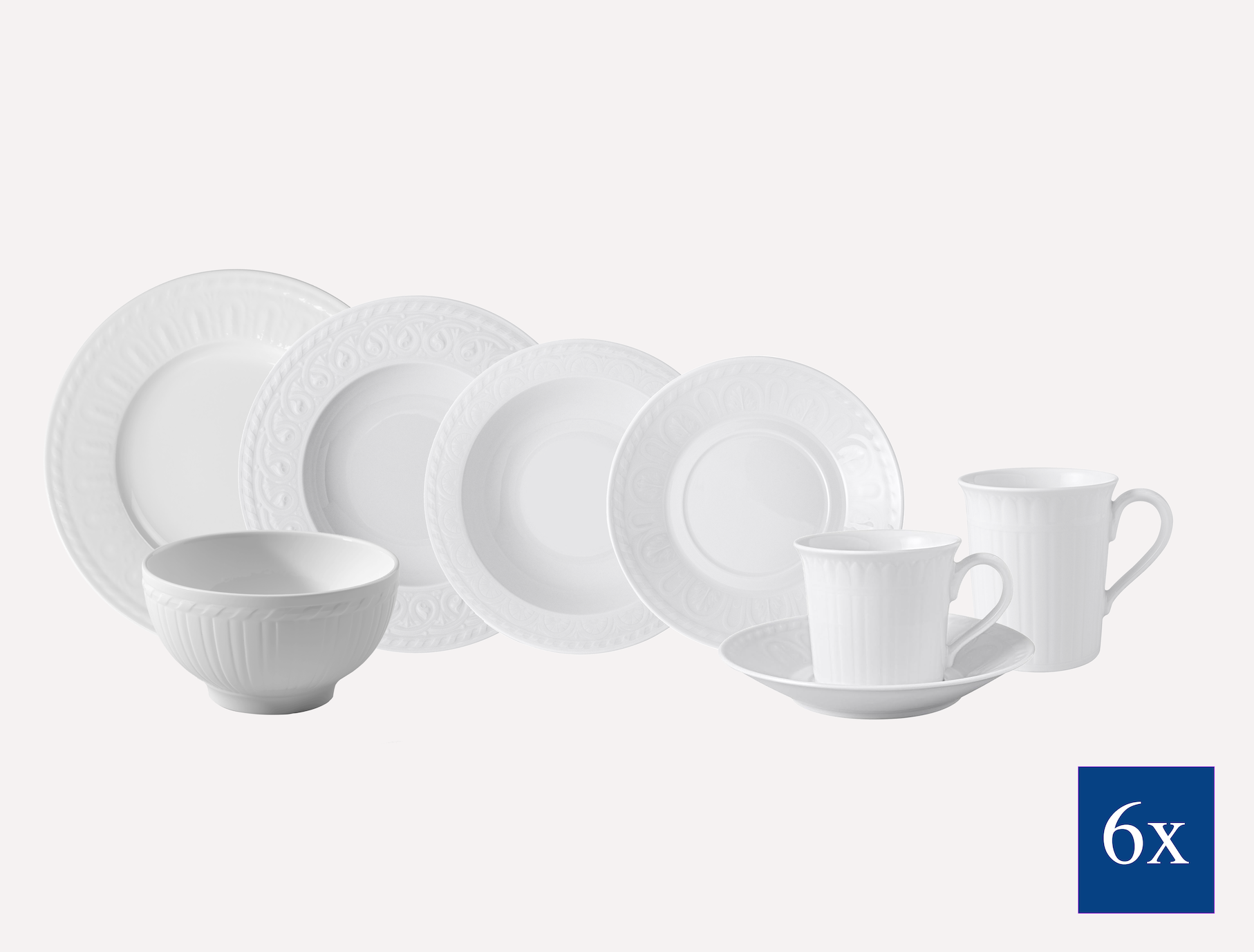 Набор столовой посуды Villeroy & Boch Cellini  на 6 персон 48 пр. - фото 9