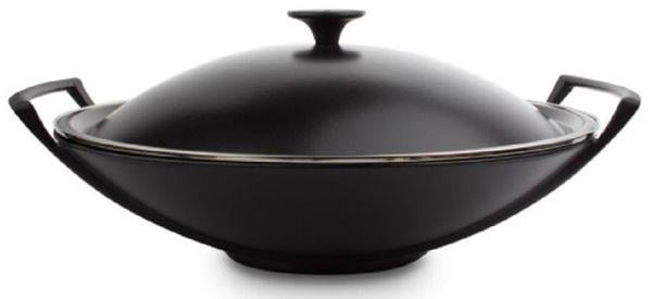 Сковорідка-Wok Le Creuset Satin D 36 см антипригарна матеріал чавун Black (25104360000460)