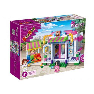 Конструктор BanBao Модный город Кафе 338 эл. (6115)