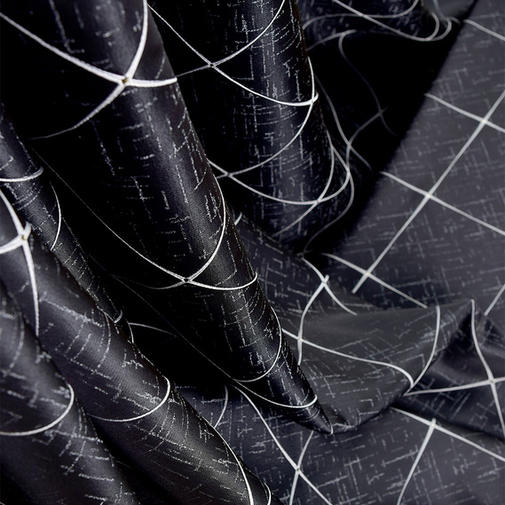 Ткань портьерная жаккардовая IDEIA Нео V-903 3,0 м Черный (2200004122779)