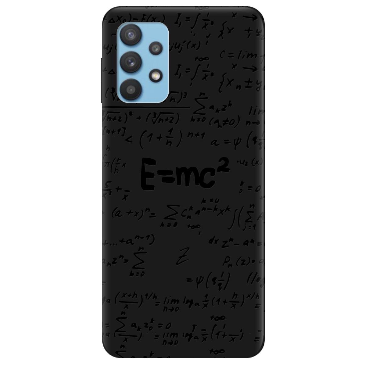 Силиконовый чехол Zorrov для Samsung Galaxy A32 - Black Einstein (15500050143123329)