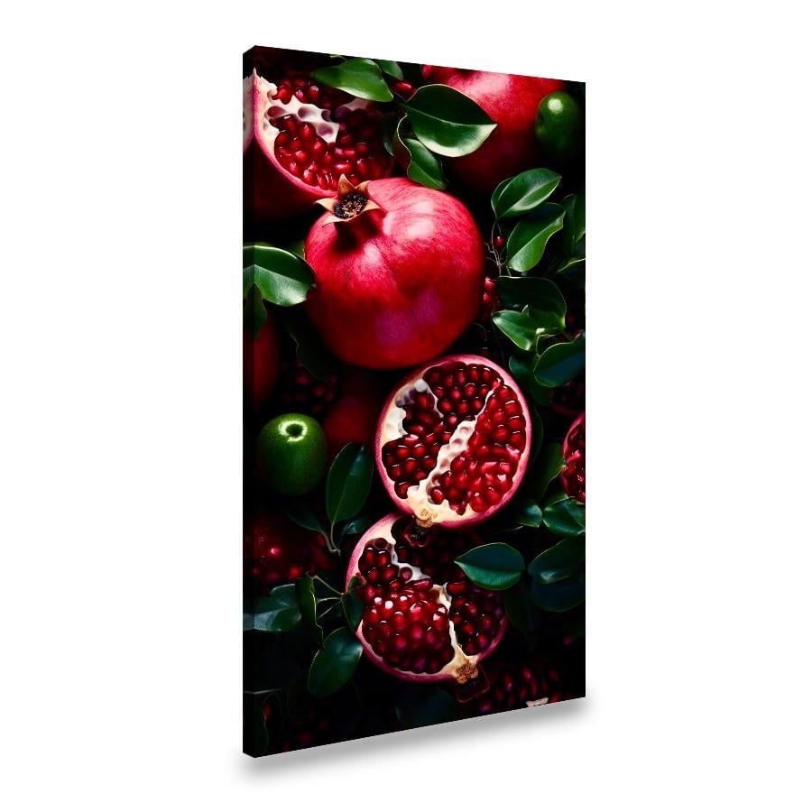 Картина на холсте Натюрморт сочные гранаты 80x40 см (59VP_L)