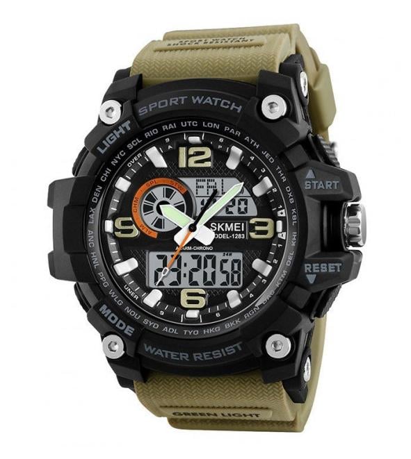 Мужские часы Skmei Disel 1283 Хаки