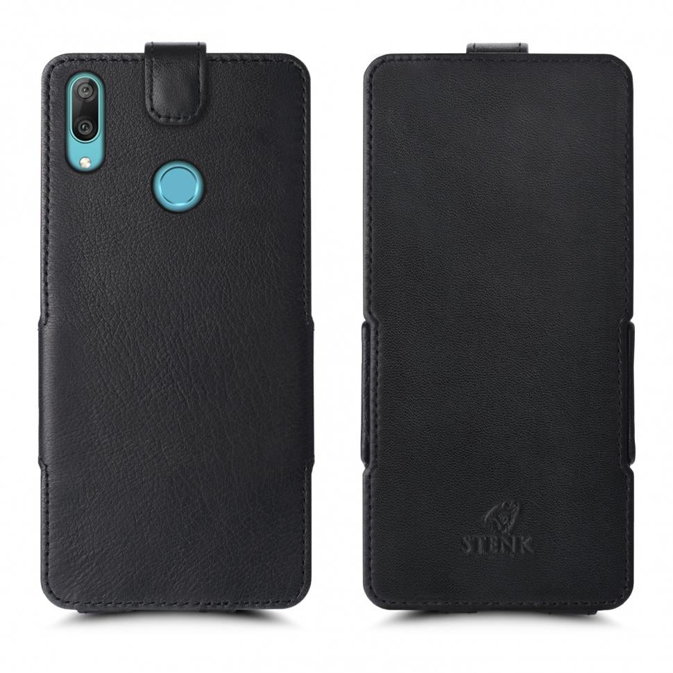 Чехол флип Stenk Prime для Huawei Y7 (2019) Черный (62596)