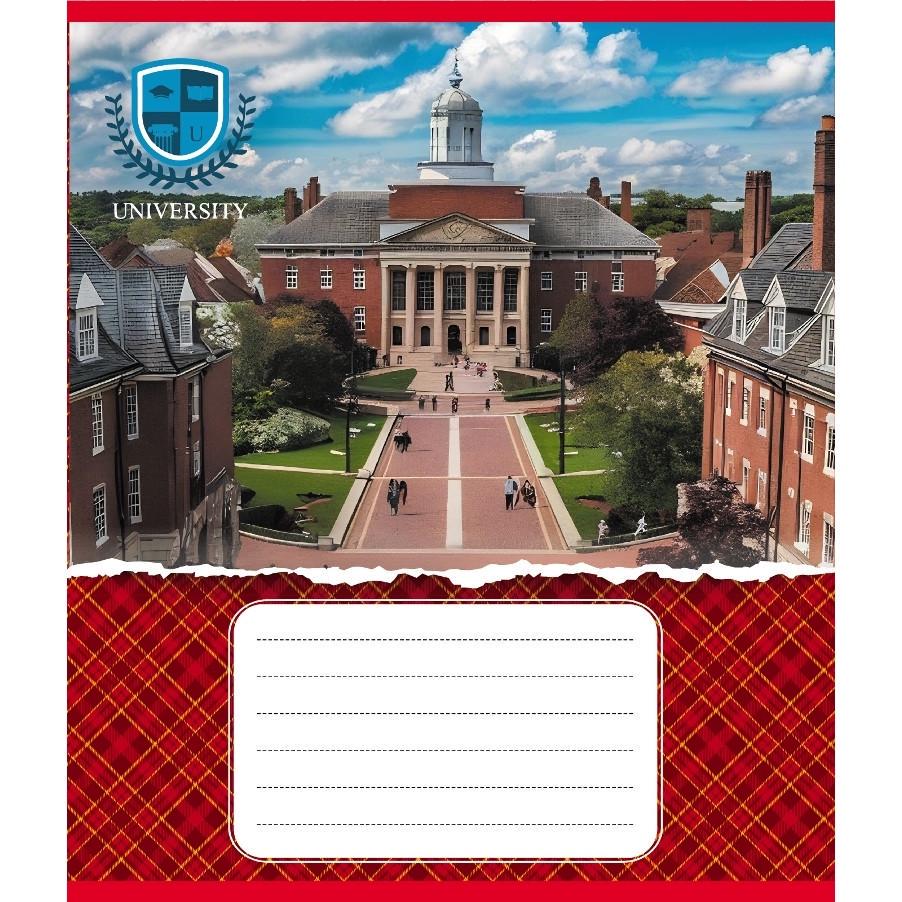 Зошит учнівський Leader Університети 048-590258K-2 в клітинку 48 арк. (RLT55373)