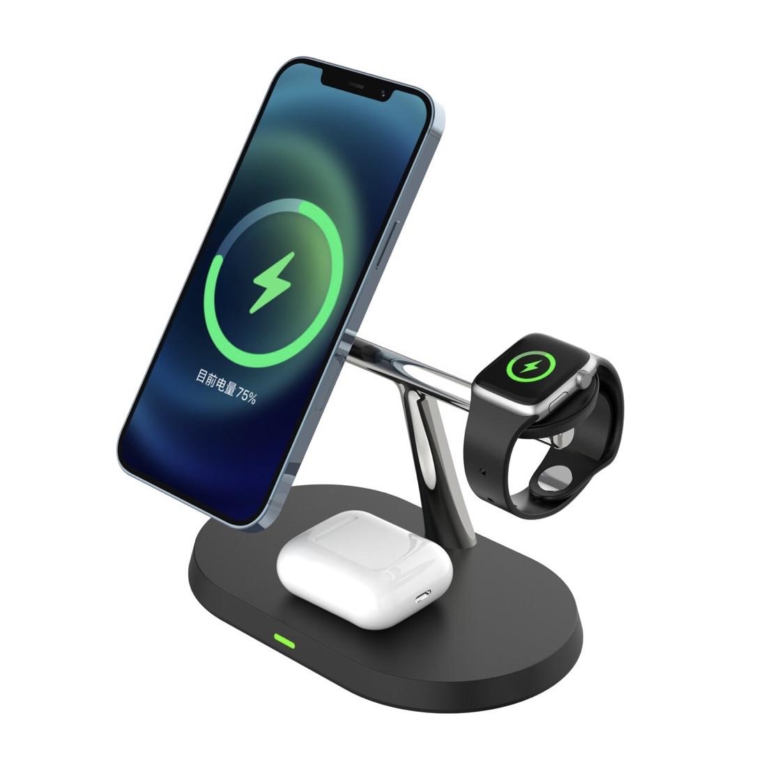 Зарядний пристрій бездротовий NN Z-10 для apple watch/airpods Black